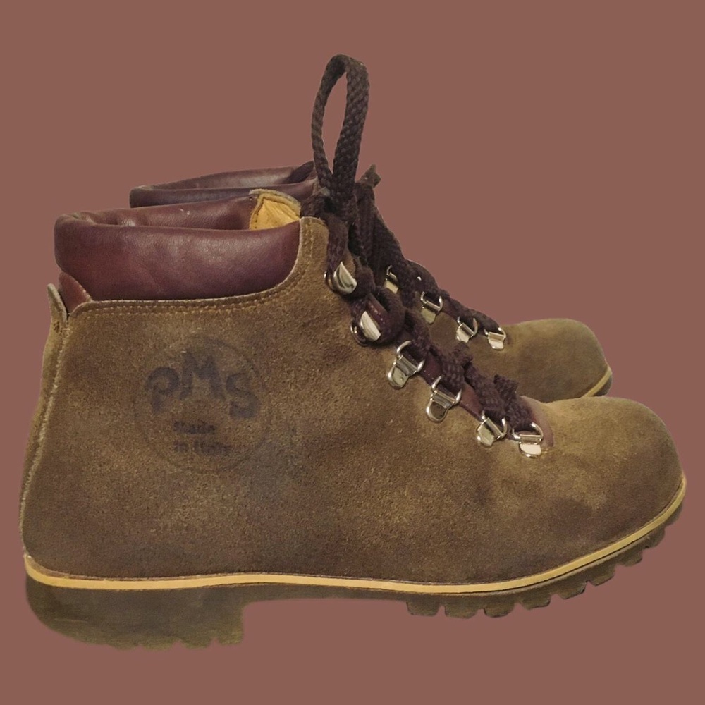 Vintage suede hiking boots by PMS